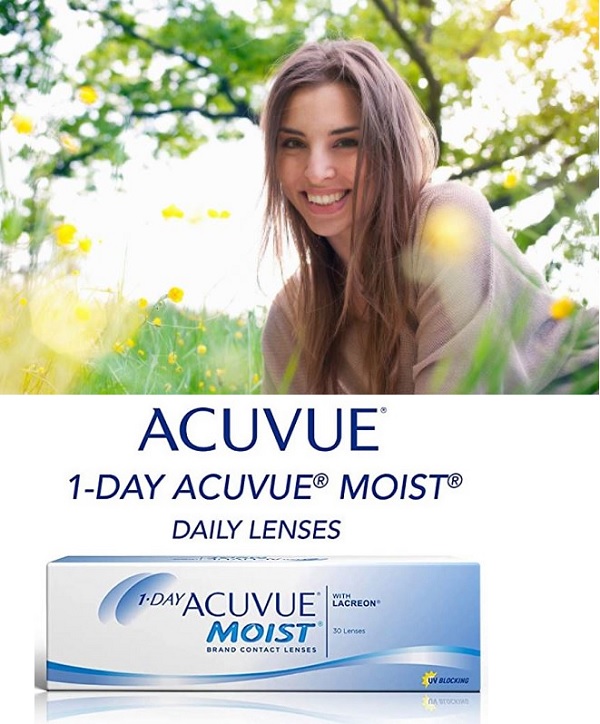 1-Day Acuvue Moist by Johnson & Johnson